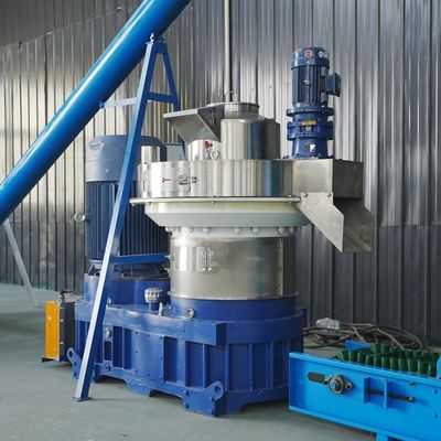 Profesyonel Biyokütle Ahşap Talaş Pelet Makinesi 60HRC