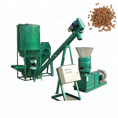 Tavuk Hayvan Yemi Karıştırıcı Freze Makinesi 5.5kw 500 - 700kg / H