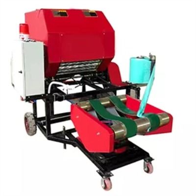 DH 5652 Yuvarlak Balya Sarma Makinesi 6t / H 15hp Saman İçin Dizel Motor