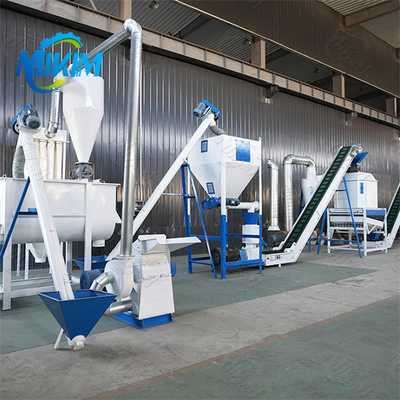 200-1000kg/saatlik Kümes Hayvanları Yem Üretim Hattı