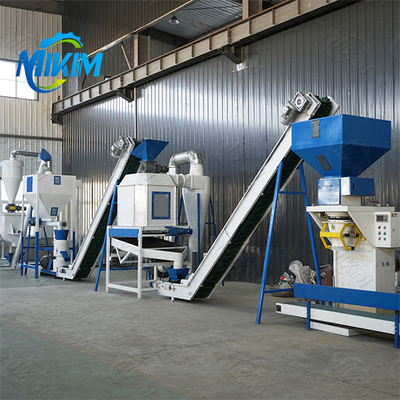 Çiftlikler ve Yem Pelet Fabrikaları İçin Tam Otomatik Verimli Yem Pelet Üretim Hattı