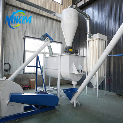 Kümes Hayvanları Evcil Hayvan Çiftlikleri ve Yem Fabrikaları için Otomatik Yem Üretim Hattı