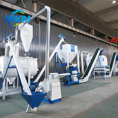 Tavuk çiftlikleri için yüksek verimlilik, düşük arıza oranı, tamamen otomatik yem peleti üretim hattı