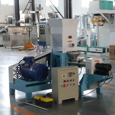 Mini Yüzer Balık Yemi Pelet Ekstruder Makinesi 40 - 50kg / H