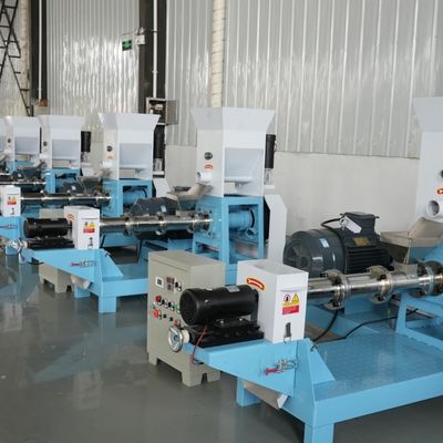 Dizel Motorlu Küçük Yüzer Balık Yemi Değirmeni Pelet Ekstruder Makinesi