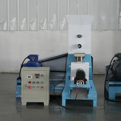 Düşük Gürültülü Sucul Balık Yemi Pelet Makinesi Makinesi 8cm Vida 350kg / H