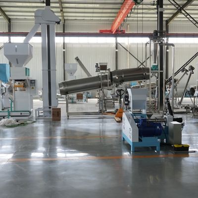 330kg Mini Balık Yemi Makinesi Otomatik Balık Yemi Ekstrüderi 6mm 4mm