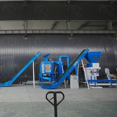 Tam otomatik ve verimli biyokütle saman pelet yakıt üretim hattı