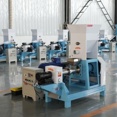 Ticari Yüzer Balık Yemi Pelet Makinesi 1470x1120x840mm