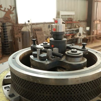 Düz Kalıp Ahşap Pelet Makinesi 1100kg / H 800kg / H Enerji Tasarruflu Paslanmaz