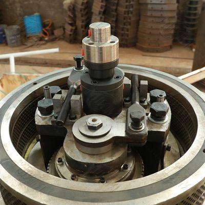 Yakıt Okaliptüs Ahşap Pelet Makinesi Dikey Halka Kalıp 3t / H