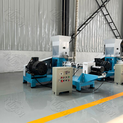 Pet Feed Production Line equipped with pellet mill grinding mill and extruder to produce sinking and floating animal feed pellets
