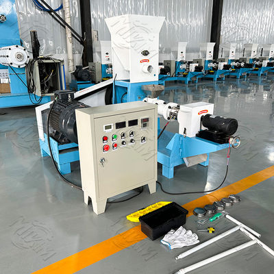 Fully Automatic Dog Pellet Food Processing Line PLC Controlled Extruder Making Machine for Fish