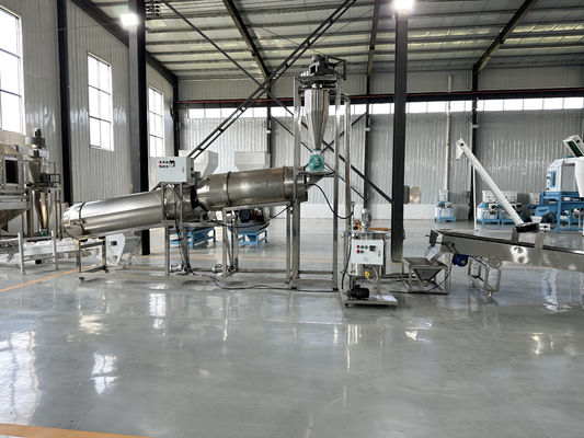 1-2T / H Büyük Kapasite Yüzen / Batan Islak tip tek vida balık besleme peleti ekstrüder Üretim hattı Karpuz Karpuz Karpuz Pet Food Motor PLC Pompa Donanım