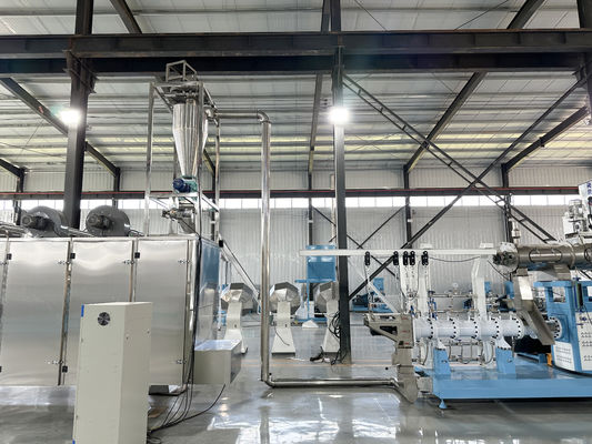 1-2T / H Büyük Kapasite Yüzen / Batan Islak tip tek vida balık besleme peleti ekstrüder Üretim hattı Karpuz Karpuz Karpuz Pet Food Motor PLC Pompa Donanım
