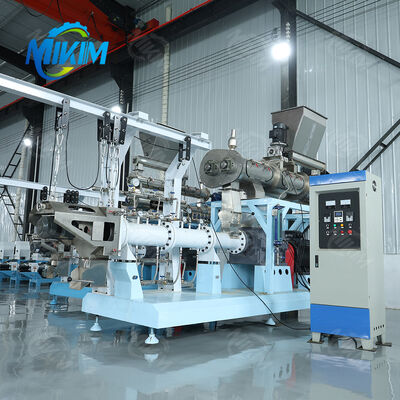 Sıcak satış Pet Food Processing Machine Wet Type Twin Single Screw Dog Food Feed Extruder