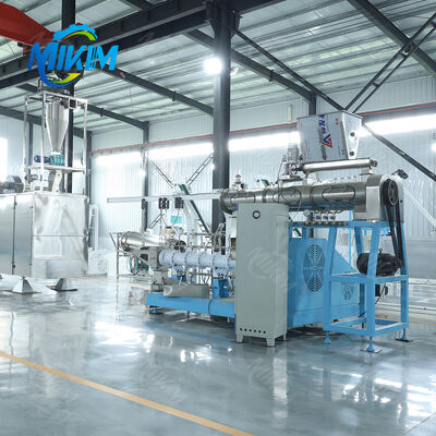 Sıcak satış Pet Food Processing Machine Wet Type Twin Single Screw Dog Food Feed Extruder