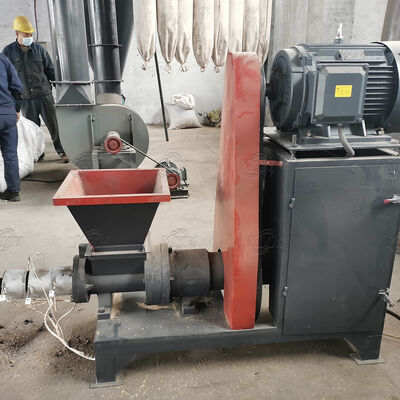 Hidrolik 300-400kg/saat Kapasiteli Odun Briket Pres Makinesi Biyokütle Üretim Makinesi Odun Kömürü Biyokütle Çevre Dostu Yakıt Üretimi