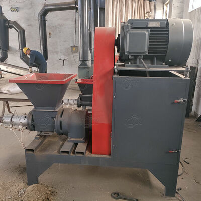 Hidrolik 300-400kg/saat Kapasiteli Odun Briket Pres Makinesi Biyokütle Üretim Makinesi Odun Kömürü Biyokütle Çevre Dostu Yakıt Üretimi
