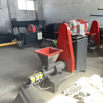 Hidrolik 300-400kg/saat Kapasiteli Odun Briket Pres Makinesi Biyokütle Üretim Makinesi Odun Kömürü Biyokütle Çevre Dostu Yakıt Üretimi