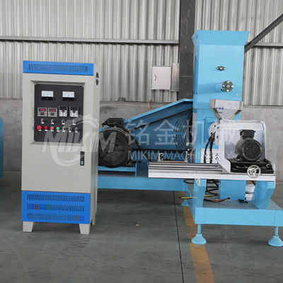 400kg / H ODM Yüzer Balık Yemi Pelet Makinesi Üretim Hattı 90mm Tek Vidalı