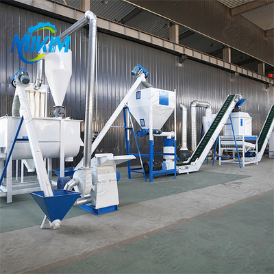 200-1000kg/saatlik Kümes Hayvanları Yem Üretim Hattı