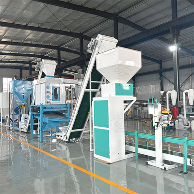 1-2 ton/saat Tavuk hayvanları için yem üretim hattı