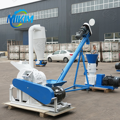 ISO Biyokütle Ahşap Pelet Makinesi 22KW 400kg / H