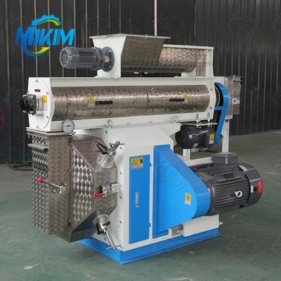 60-100kg / H Ahşap Yem Pelet Değirmeni Hayvan Kanatlı Yem Pelet Makinesi