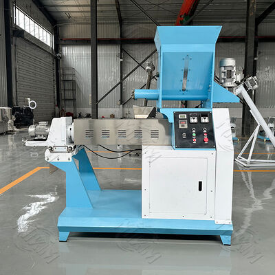 Balık çiftliği için 40-250 kg/saat kuru tip tek vidalı yüzen balık besleme peleti makinesi