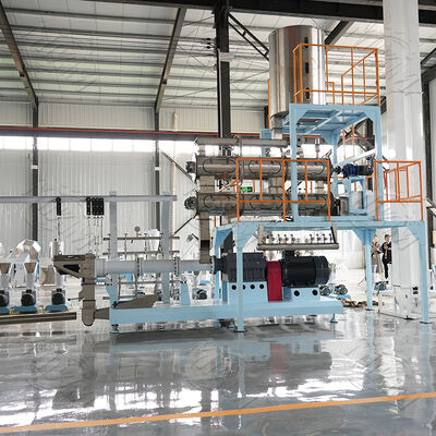 Kalite Köpekler İçin Çift Vidalı Evcil Hayvan Maması Ekstrüder Makinesi Motor PLC Kontrollü Yüksek Kapasiteli 120-5000kg/saat Pompa Dişli Çekirdek Bileşenleri fabrika