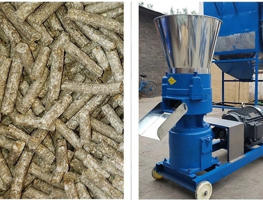 Yem Küçük Pelet Değirmenleri Evde Kullanım 600kg/ H 400kg/ H Çevre Dostu