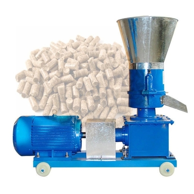 4kw Talaş Ahşap Pelet Makinesi Alaşımlı Metal 120kg / H Saman Pelet Yapma Makinesi