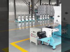 Yüzer Balık Yemi Ekstrüder Makinesi Hattı Balık Yemi Pelet Üretim Ekipmanı